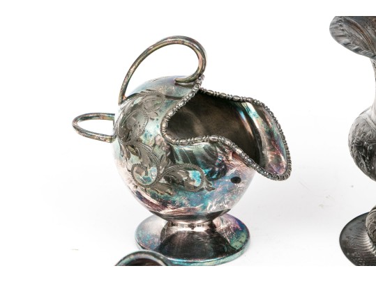 Group Of Five Silver Plated Wares