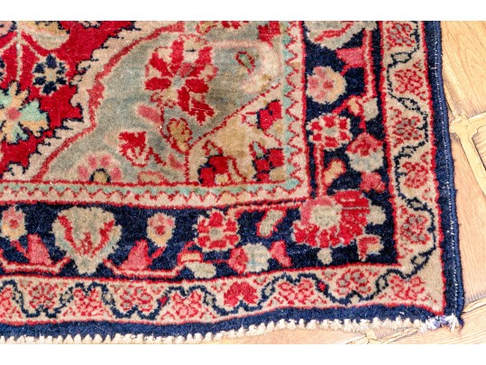 Hand-Knotted Persian Hamadan Accent Carpet, 4'-11 X 3'-5 1/2
