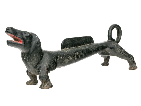 Cast Iron Dachshund Boot Scraper