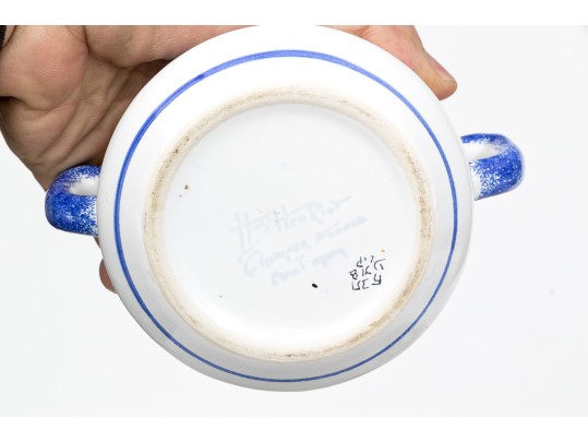 Collection Of Ten French Quimper Ceramics