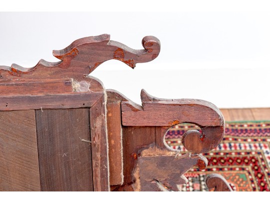 Chippendale Looking Glass With Phoenix, 18th Century