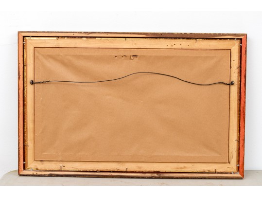 Emil Ganso (German-American, 1895-1941) Oil On Board, Reclining Female Nude