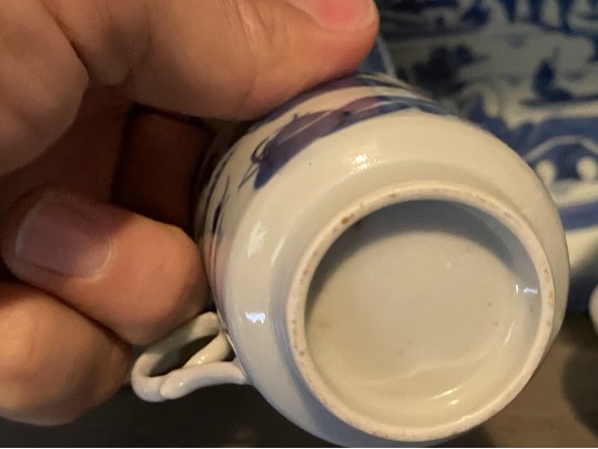 Collection Of Fifty-two Pieces Of Chinese Export Blue And White Porcelain