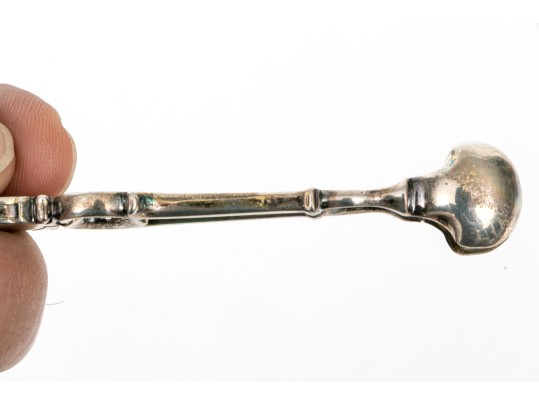 Pair Of 18th Century Silver Sugar Nips