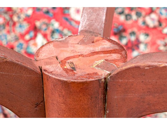 Antique Spider Leg New England Tilt Top Table, Ca. 1800-1820