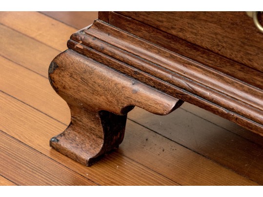 Classic Massachusetts Mahogany Chippendale Slant Front Desk, Ca. 1770-90
