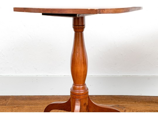 Two American Late Federal Candle Stands