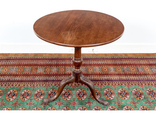 Tilt Top Cherry Tea Table, Probably Pennsylvania, Ca. 1760-90