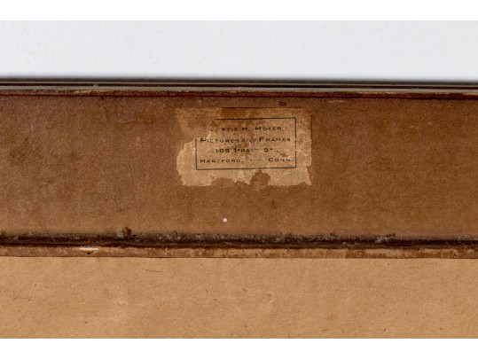 Hector Edward Philippe Caffieri (English, 1847-1932) Gouache, Girl Playing In The Landscape