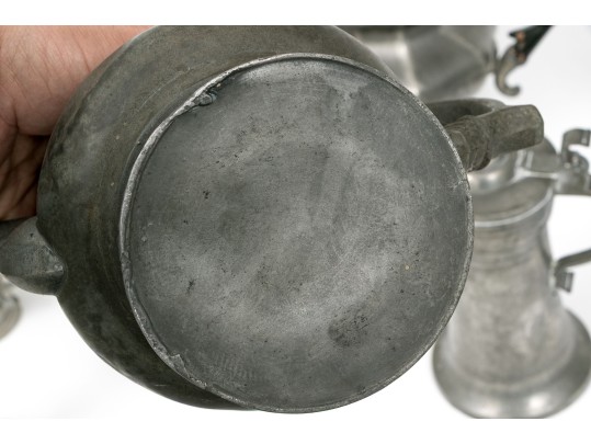 Twenty Pieces Of 19th And 20th C. Pewter