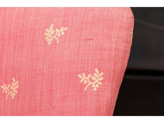 American Late Federal New England Upholstered Wingback Armchair, Ca. 1800-1820