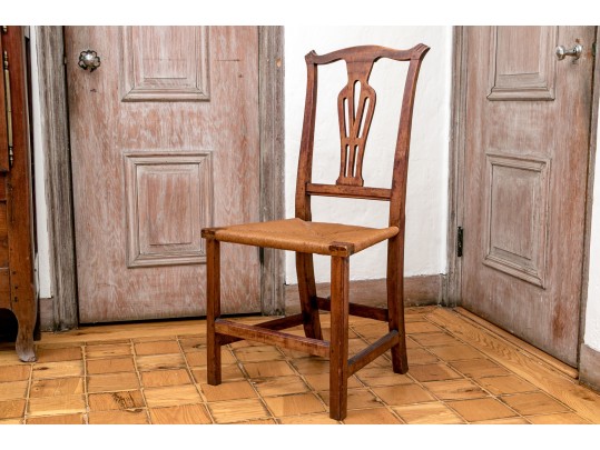 American Chippendale Cherry Side Chair, Probably Connecticut, Ca. 1770-90