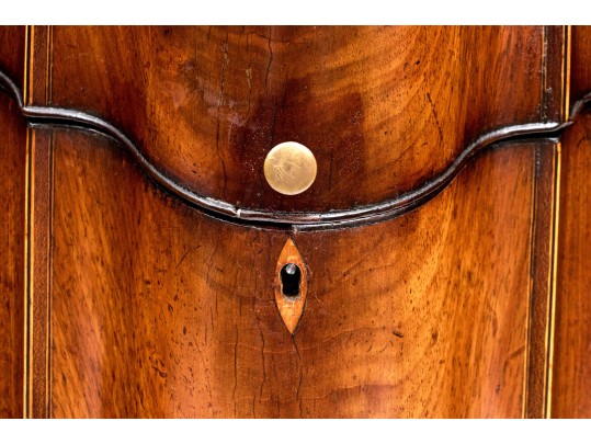 Two Antique Mahogany Knife Boxes