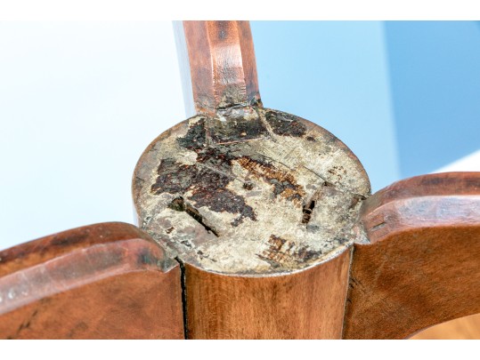 American Late Federal Well Figured Candle Stand, Ca. 1820-40, Probably Connecticut