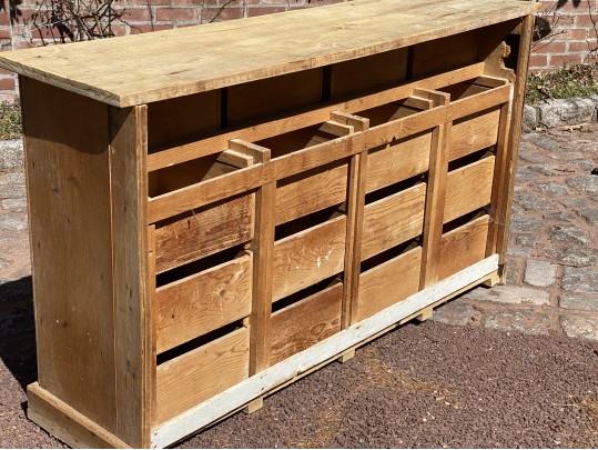 Antique American Pine Sixteen Drawer Apothcary Chest