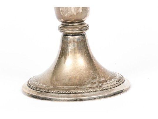 Gorham Sterling Silver Footed Beaker Vase, 19.91 Ozt. 