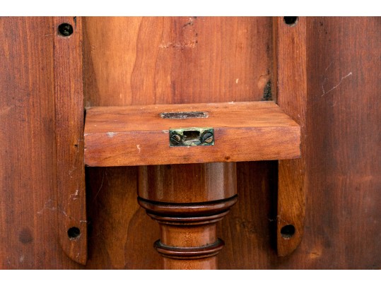 Connecticut Federal Cherry Tilt Top Spider Leg Candle Stand, Ca. 1790-1810