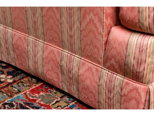 Pair Of Upholstered Down Blend Club Chairs