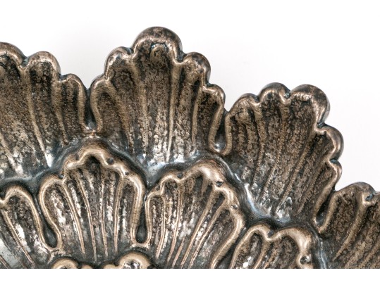 Italian Gianmaria Buccellati Sterling Silver Foliate Form Bowl, 8.22 Ozt. 