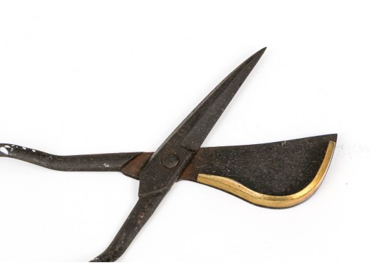 Assembled Collection Of Trays And Candle Wick Shears