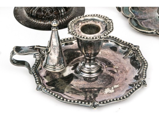 Group Of Five Silver Plated Wares