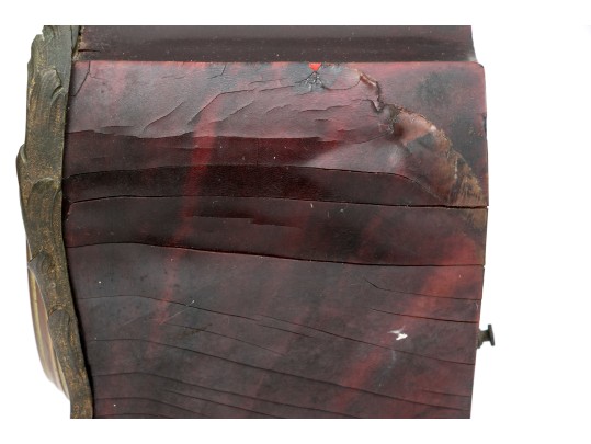 Rococo Style Gilt Bronze Mounted Tortoise Veneered Mantel Clock