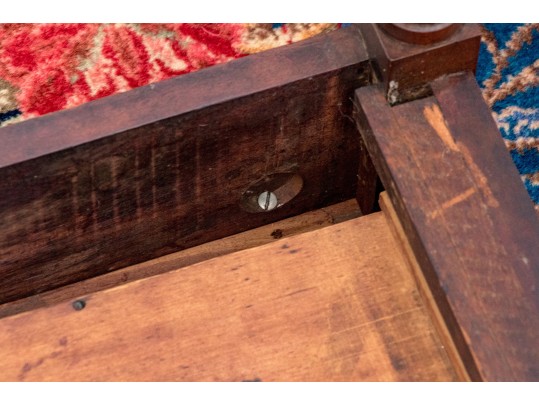 American Sheridan Cherry Single Drawer Work Stand, Ca. 1830-50 