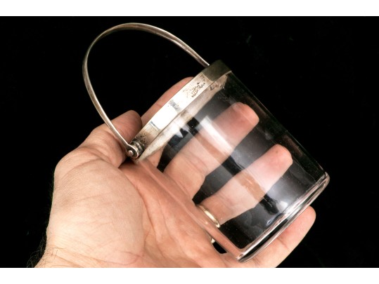 Tiffany & Co. Sterling Silver Mounted Preserves Jar, Ca. 1902-1907