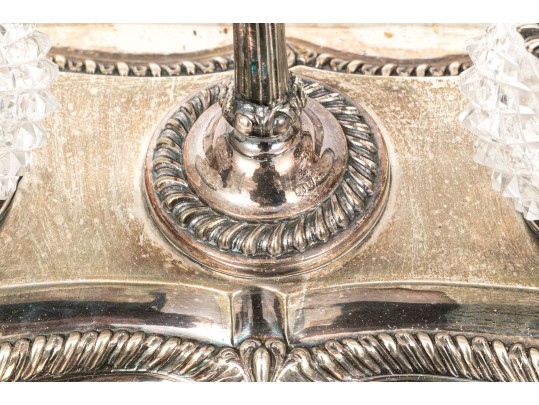 Horace Woodward & Co. LTD, Sterling Silver Ink Stand, London Ca. 1890