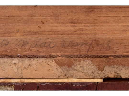 Antique Oil On Panel, Portrait Of A Woman