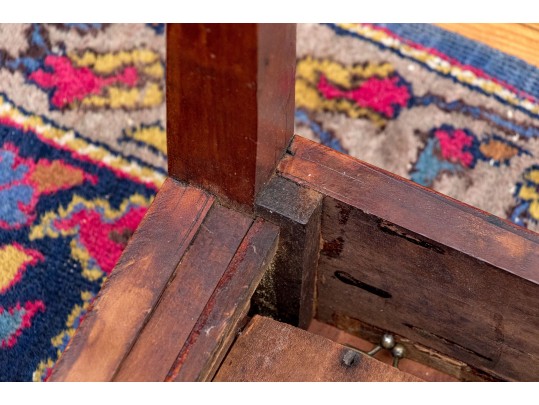 New England Cherry Single Drawer Candlestand, Ca. 1810-30