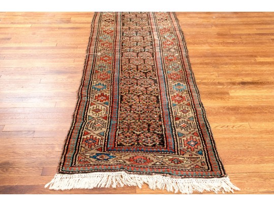 Antique Persian Wool Runner, 9'-3