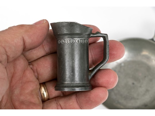 Twenty Pieces Of 19th And 20th C. Pewter