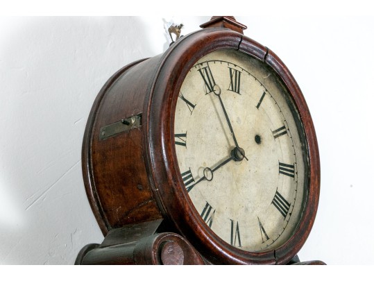 American Late Federal Lyre Clock, Probably Boston, Ca. 1825-35