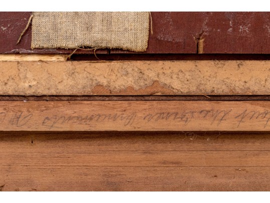 Antique Oil On Panel, Portrait Of A Woman