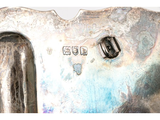 Charles Stuart Harris Sterling Silver Ink Standish, London Ca. 1897