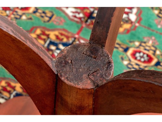 American Late Federal Quatrefoil Form Cherry Tilt-top Candle Stand, Ca. 1810-30