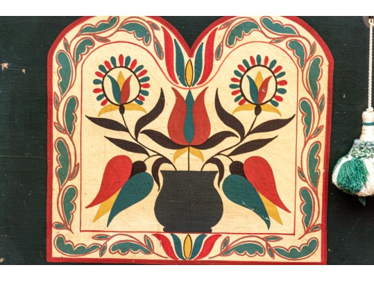 Antique Pennsylvania Dutch Style Painted Blanket Chest, 19th Century