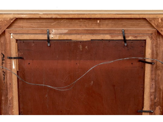 Antique Oil On Panel, Portrait Of A Man