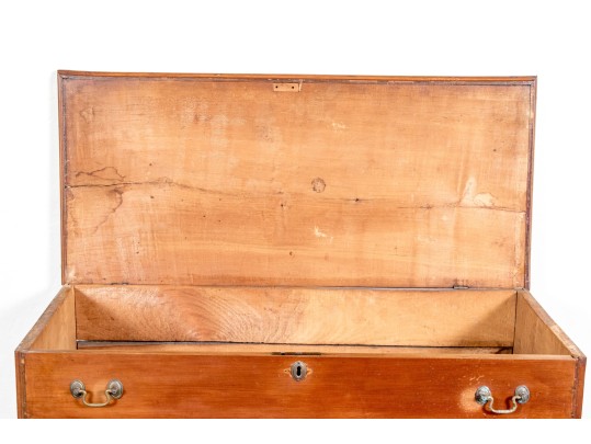 Classic New England Federal Pine Blanket Chest, Ca. 1790-1820 