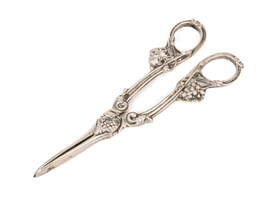 American Sterling Silver Grape Shears, 3.08 Ozt. 