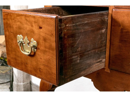 American Queen Anne Cherry Highboy, Probably Connecticut, Ca. 1750-70