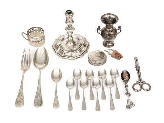 Assorted Collection Of .800 Silver, 21.33 Ozt.