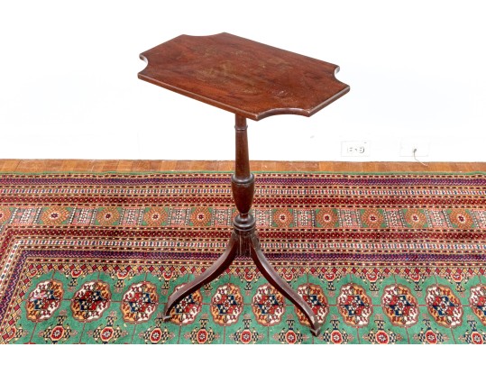 A Fine Federal Mahogany Tilt Top Candlestand Table, Ca. 1790-1810, Probably Boston