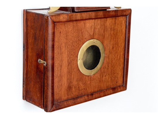 Massachusetts Mahogany Federal Banjo Clock, Ca. 1800-1820
