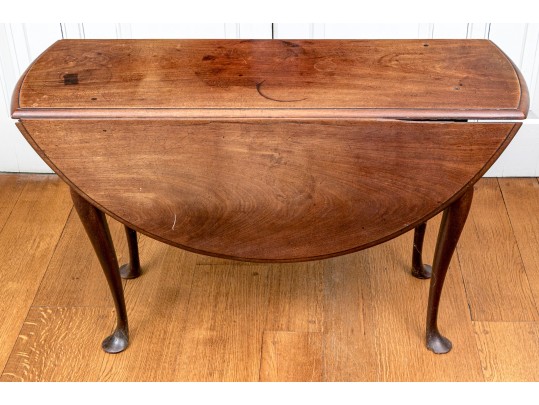 American Chippendale Mahogany Drop Leaf Tea Table, Ca. 1860-80