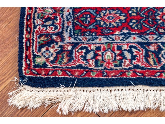 Hand-Knotted Wool Runner Carpet, 10'-7