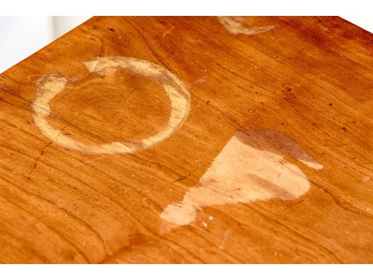 New England Cherry Single Drawer Candlestand, Ca. 1810-30