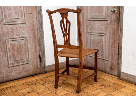 American Chippendale Cherry Side Chair, Probably Connecticut, Ca. 1770-90
