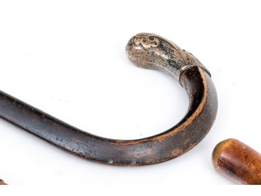 Quality Collection Of Six Semi-Antique Canes